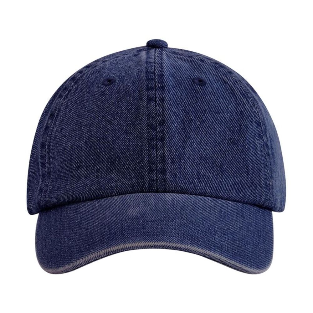 Beechfield Unisex Adult Denim Baseball Cap / Indigo
